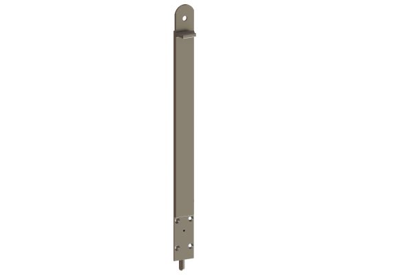 Article No. 09841Flushbolt, non-lockable, satin stainless steel, 400mm