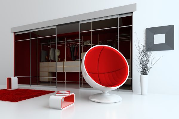 modern apartment interior ( 3D rendering )